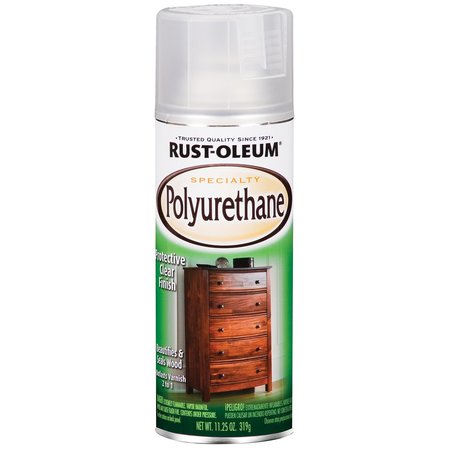 Rust-Oleum Specialty Semi-Gloss Clear Water-Based Polyurethane Spray 11.25 oz 7871830